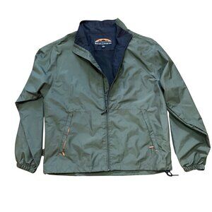 Sun Mountain Mens Green Golf Jacket Lightweight Windbreaker Size Large Classic‎